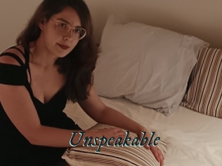 Unspeakable